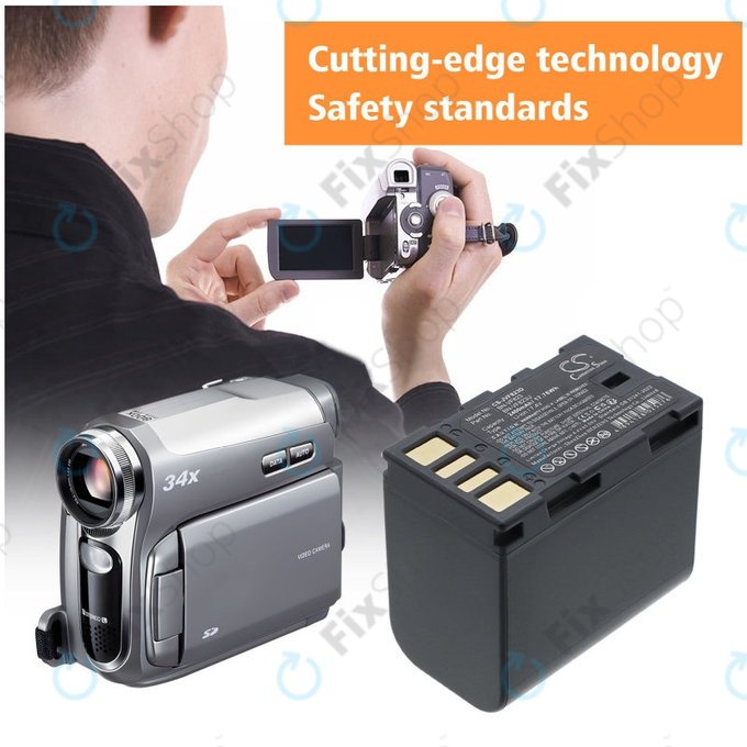 Baterie pentru JVC EX-Z2000, GR-D720, D740, D750, D770, 2400mAh, Li-Ion, 7.4V, BN-VF823, HQ