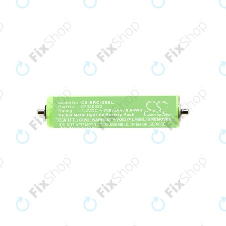 Baterie pentru Braun 1000, 180, 2000, 3000, 4735, 5411, Cruzer1, Cruzer Z20, 700mAh, Ni-MH, 1.2V, 67030922, HQ