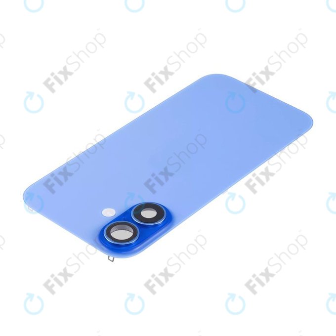Apple iPhone 16 Plus - Sticlă pentru carcasa din spate + Sticlă cameră + Placă metalică + Magneți MagSafe (Ultramarine)
