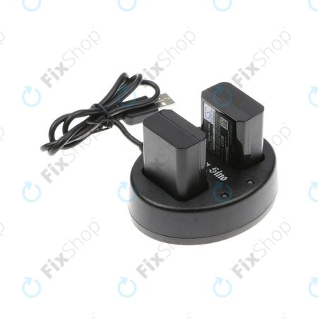 2 baterii cu încărcător pentruSony NEX-5, Alpha 7, NEX-7, 1030mAh, Li-Ion, 7.4V, NP-FW50, HQ