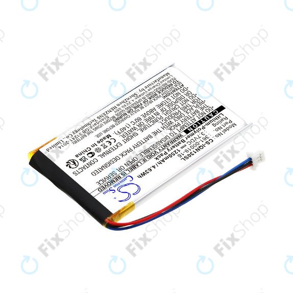 Baterie pentru Garmin Nüvi 1300, 1350, 1370, 1390, 1490, 1250mAh, Li-Pol, 3.7V, 361-00019-16, HQ