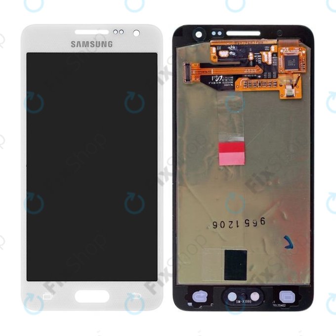 Samsung Galaxy A3 A300F - Ecran LCD + Sticlă Tactilă (Pearl White) - GH97-16747A Genuine Service Pack