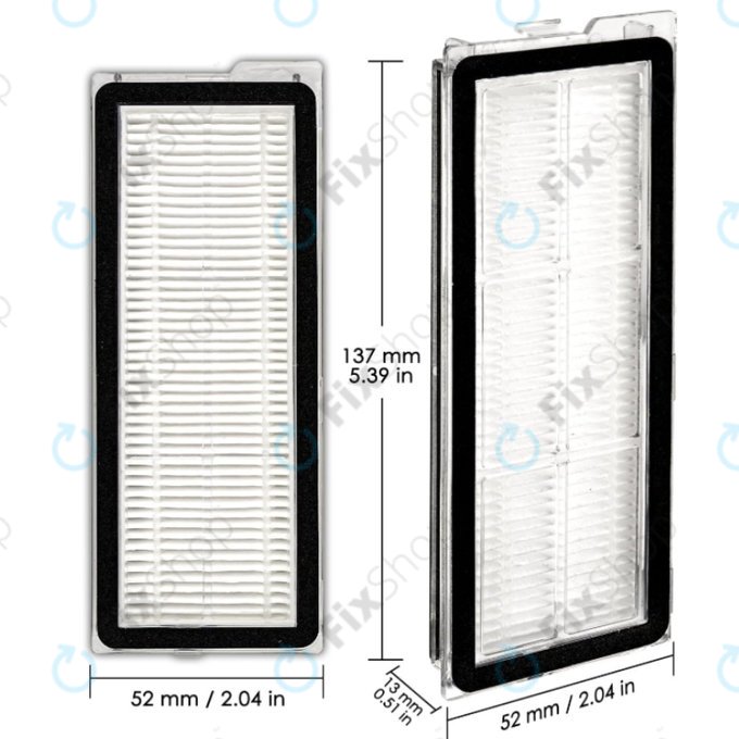 Filtru de praf, 2 buc. pentru Xiaomi Roborock QV 35A, QV 35S