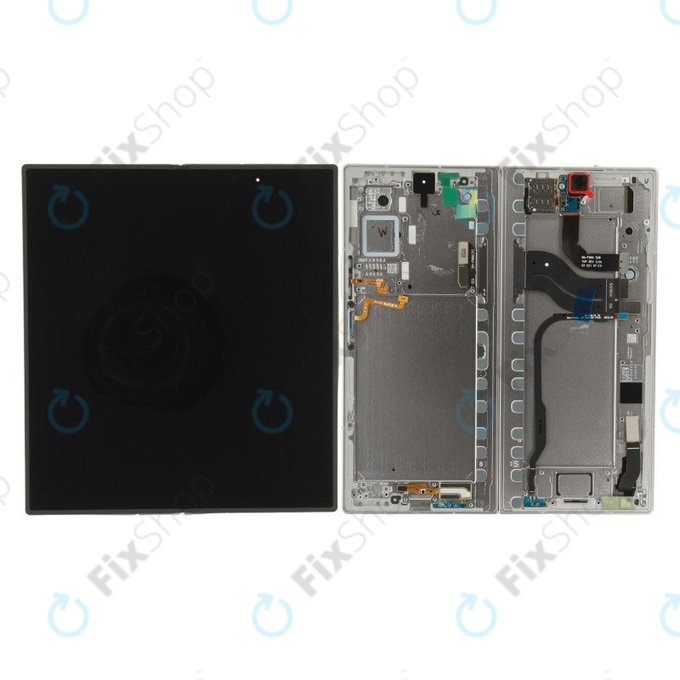 Samsung Galaxy Z Fold 7 F966B - Ecran LCD + Sticlă Tactilă + Ramă (Silver Shadow) - GH82-37548A Genuine Service Pack