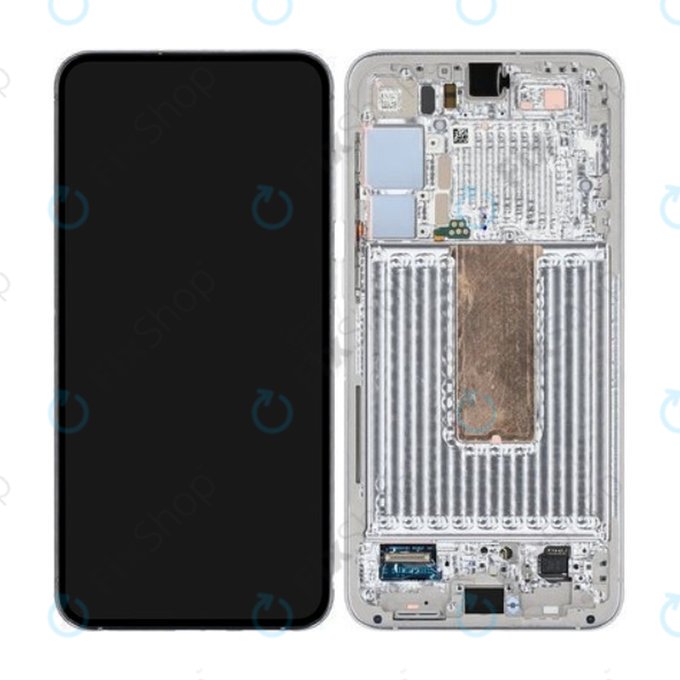 Samsung Galaxy S23 Plus S916B - Ecran LCD + Sticlă Tactilă + Ramă (Lime) - GH82-30478F, GH82-30476F, GH82-30477F Genuine Service Pack