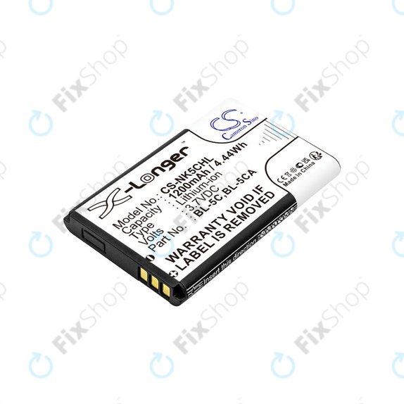 Baterie pentru Nokia 1208, 1110, 2310, 1200mAh, Li-ion, 3.7V, BL-5C, HQ