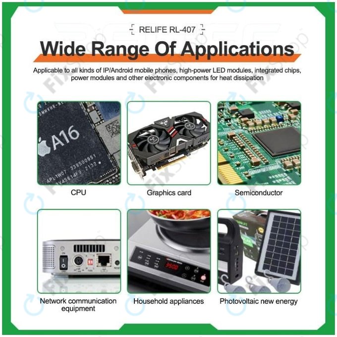 Pastă termoconductoare din silicon Relife RL-407, 6 W/mK, 20g, roz