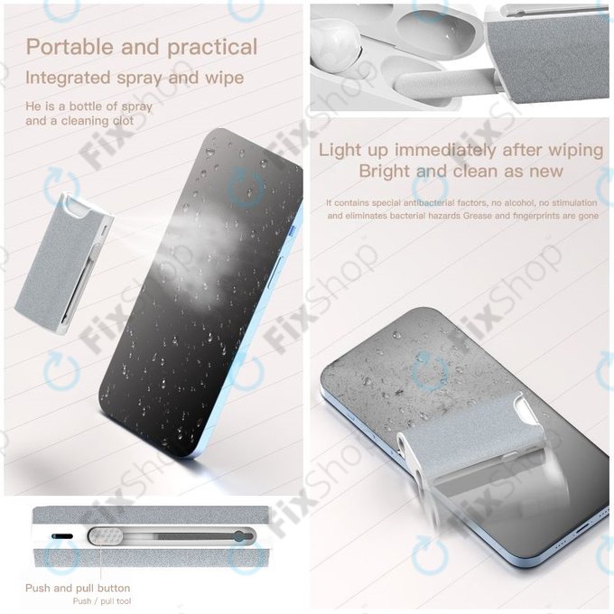 Instrument multifuncțional pentru curățarea telefoanelor și căștilor 5 în 1