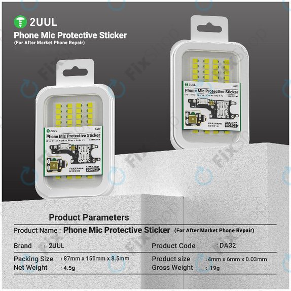 Stickere de protecție pentru microfon telefon, 2UUL DA32, 500 buc/pachet
