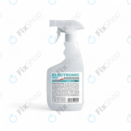 Apă demineralizată pentru electronică, 500 ml, cu pulverizator