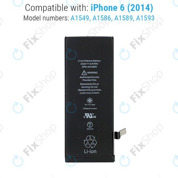 Baterie pentru iPhone 6, 1810mAh