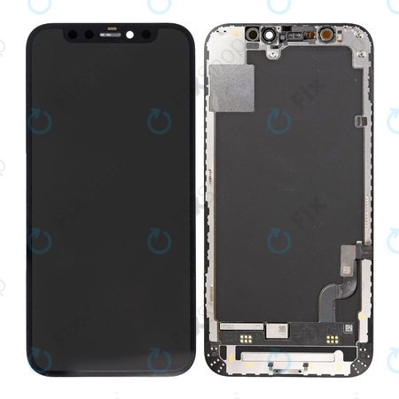 Apple iPhone 12 Mini - Ecran LCD + Sticlă Tactilă + Ramă Hard OLED FixPremium