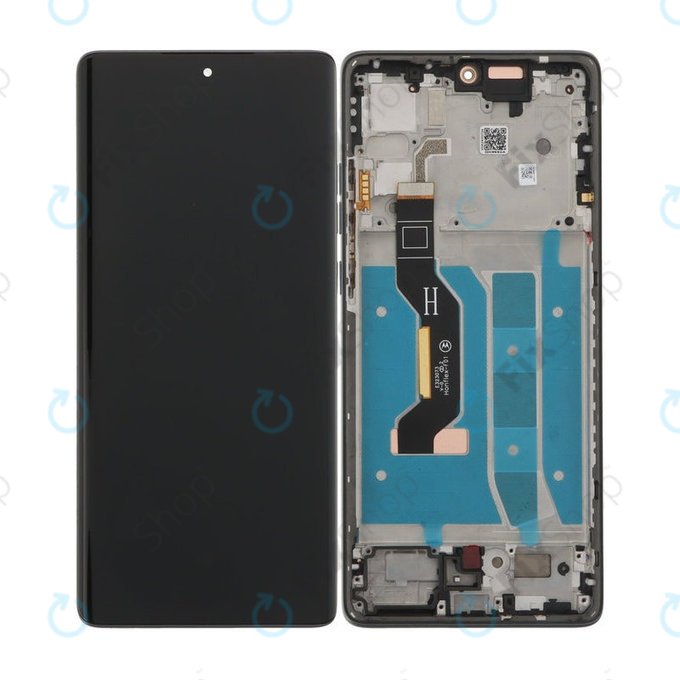 Motorola Moto G85 5G XT2427-3 - Ecran LCD + Sticlă Tactilă + Ramă (Urban Grey) OLED