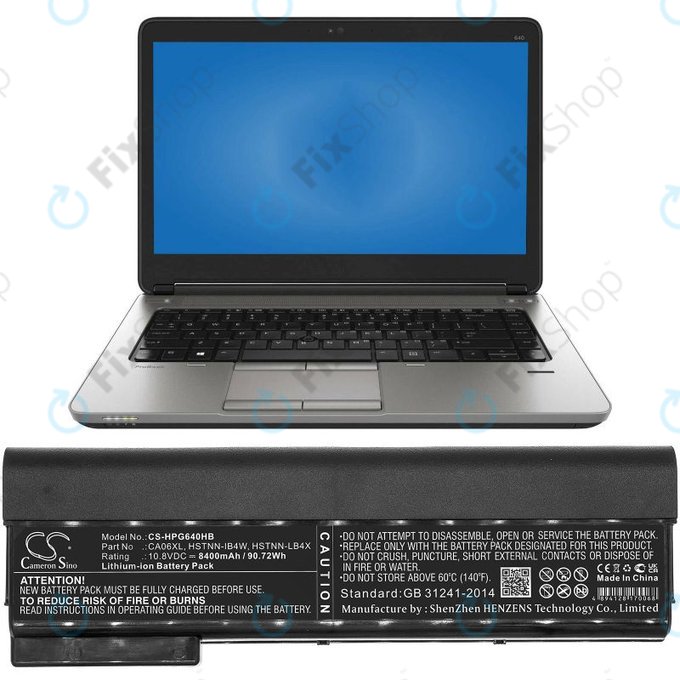 Baterie pentru HP ProBook 640 G1, 650 G1, 655 G1, 645 G1, 8400mAh, Li-Ion, 10.8V, CA06XL, HQ