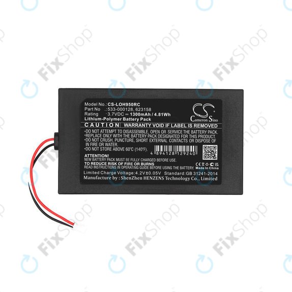 Baterie pentru Logitech Harmony 9, 1300mAh, Li-Pol, 3.7V, 533-000128, HQ