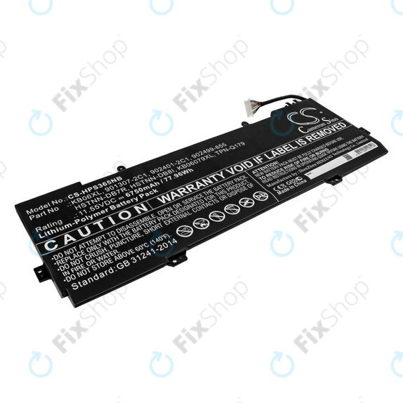 Baterie pentru HP Spectre X360 15, 6750mAh, Li-Pol, 11.55V, KB06XL, HQ