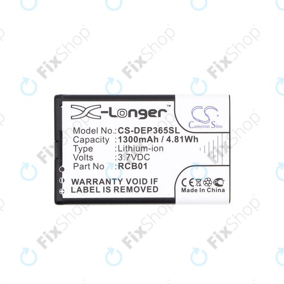Baterie pentru Doro Primo 365, 1300mAh, Li-Ion, 3.7V, RCB01, HQ
