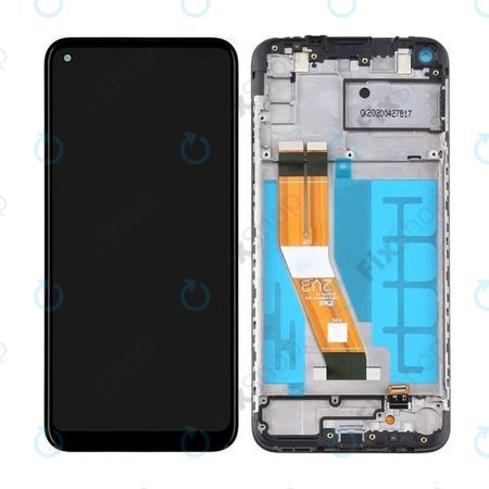 Samsung Galaxy A11 A115F - Ecran LCD + Sticlă Tactilă + Ramă (Black) - GH81-18760A Genuine Service Pack