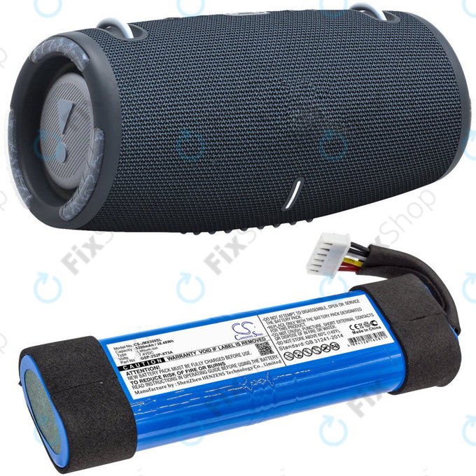 Baterie pentru JBL Xtreme 3, 5200mAh, Li-Ion, 7.4V, GSP-2S2P-XT3A, HQ