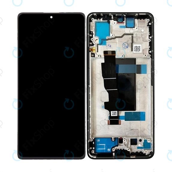 Xiaomi Redmi Note 13 Pro 5G 2312DRA50C - Ecran LCD + Sticlă Tactilă + Ramă (Midnight Black) OLED