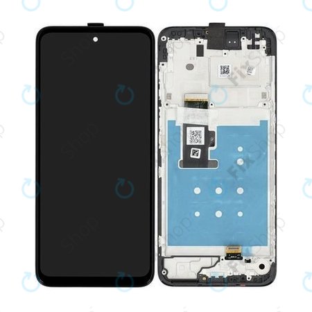 Motorola Moto G13 - Ecran LCD + Sticlă Tactilă + Ramă (Matte Charcoal) - 5D68C22318 Genuine Service Pack