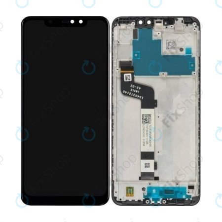 Xiaomi Redmi Note 6 Pro - LCD + Sticlă Tactilă + Ramă (Black) - 5606100640C7 Genuine Service Pack
