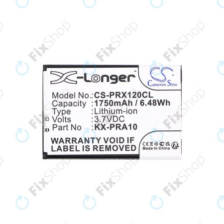 Baterie pentru Panasonic KX-PRX110, 120, 150, 1750mAh, Li-Ion, 3.7V, KX-PRA10, HQ