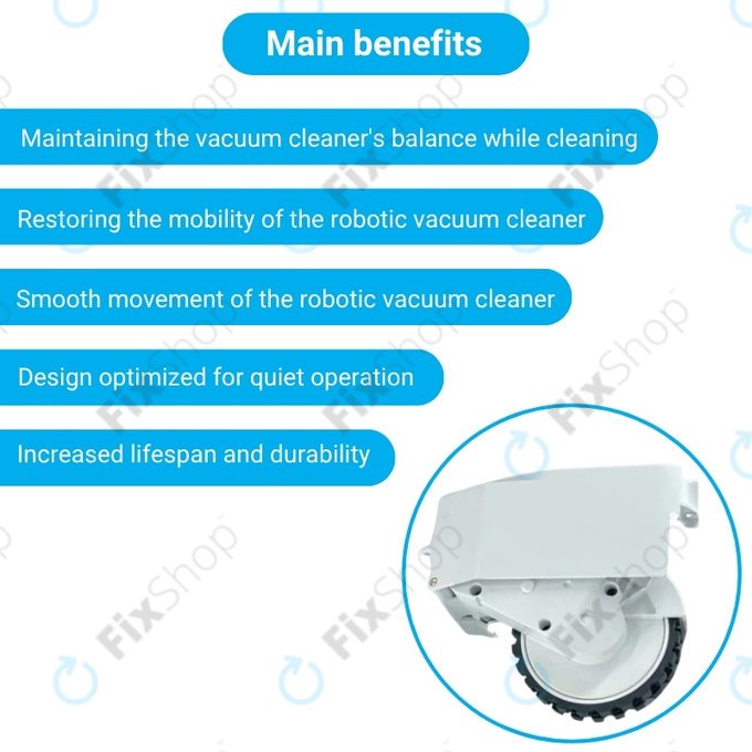 Roidmi EVE Plus - Roată cu Motor (Dreapta) (Alb)