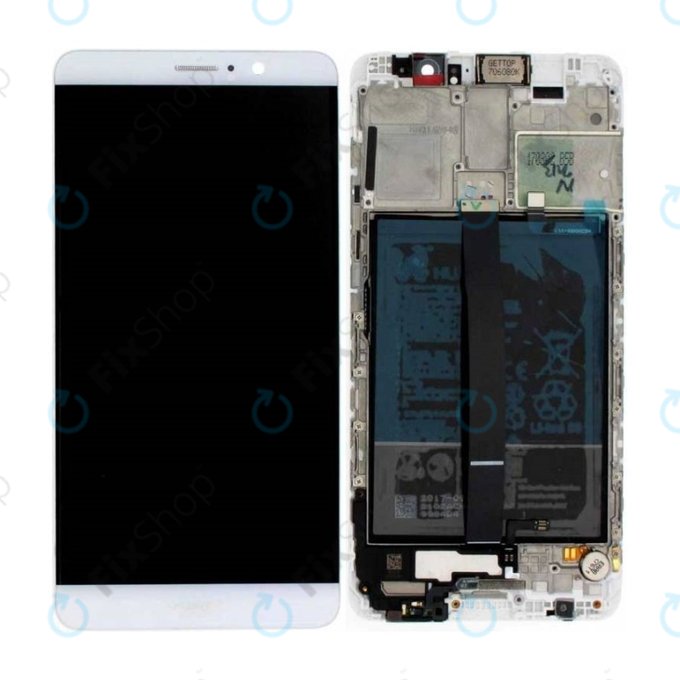Huawei Mate 9 - Ecran LCD + Sticlă Tactilă + Ramă + Baterie (Space Grey) - 02351BAS Genuine Service Pack