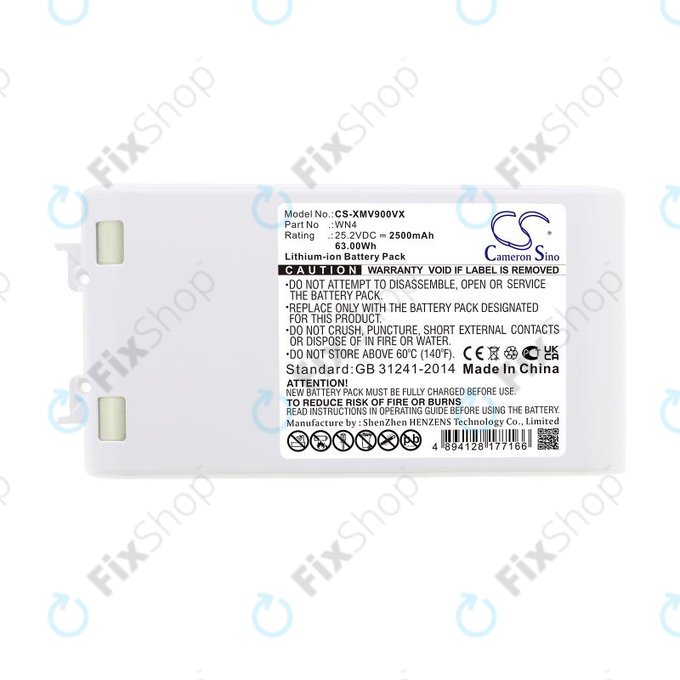Baterie pentru Xiaomi Dreame V10, V9, V8, XR, 2500mAh, Li-Ion, 25.2V, WN4, HQ