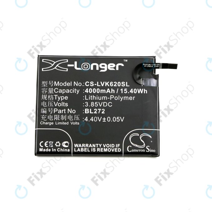 Baterie pentru Lenovo K6 Power, 4000mAh, Li-Pol, 3.85V, BL272, HQ