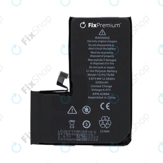 Baterie pentru iPhone 14 Pro, 3200mAh, A2866, FixPremium