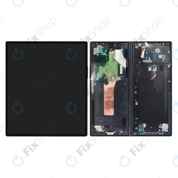 Samsung Galaxy Z Fold 6 F956B - Ecran LCD + Sticlă Tactilă + Ramă (Black) OLED