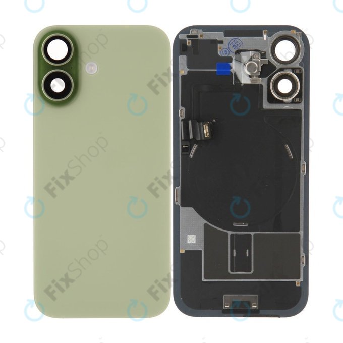 Sticlă carcasă spate pentru iPhone 17, Sage, Pulled A