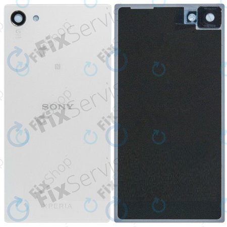 Sony Xperia Z5 Compact E5803 - Carcasă Baterie fără NFC (White) - 1295-4881 Genuine Service Pack