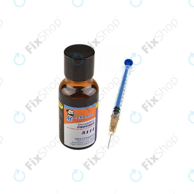Mechanic 5111 - Remover de adezive pentru sticle spate pentru (iPhone 8 - 14 Pro Max) - 20ml