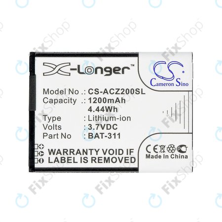 Baterie pentru Acer Liquid Z200, BAT-311, Li-ion, 3.7V, 1200mAh, HQ