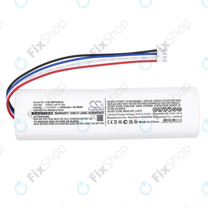 Baterie pentru Xiaomi Mi Robot Vacuum Mop 2, Mijia Sweeping Vacuum Cleaner 2C, 3200mAh, Li-Ion, 14.4V, P2051-4S1P-ZM, HQ