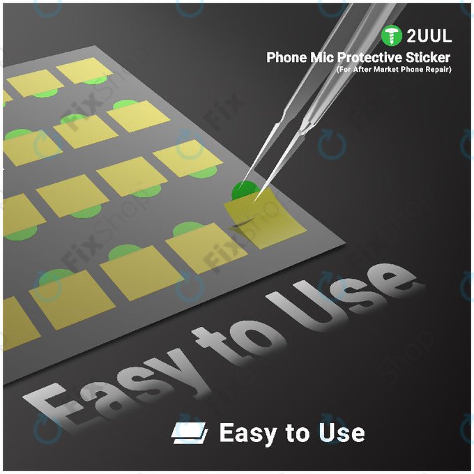 Stickere de protecție pentru microfon telefon, 2UUL DA32, 500 buc/pachet