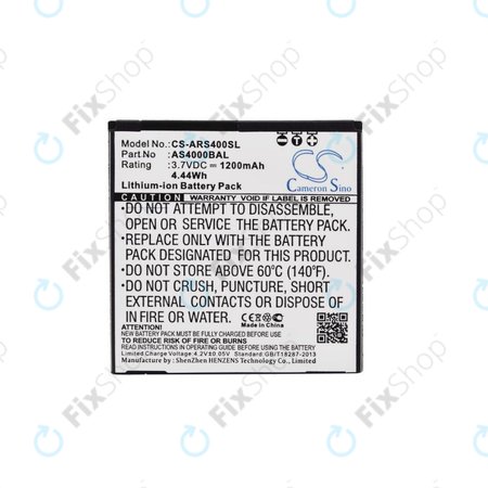 Baterie pentru Aligator S4000 Duo, 1200mAh, Li-Ion, 3.7V, AS4000BAL, HQ