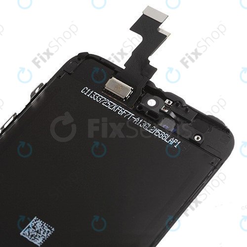 Ecran pentru iPhone 5S, SE, Black, Sticlă tactilă cu ramă