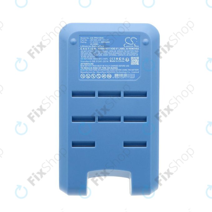 Baterie pentru Tineco Pure One S11, A11, 2000mAh, Li-Ion, 21.6V, ZB1965-20P, HQ