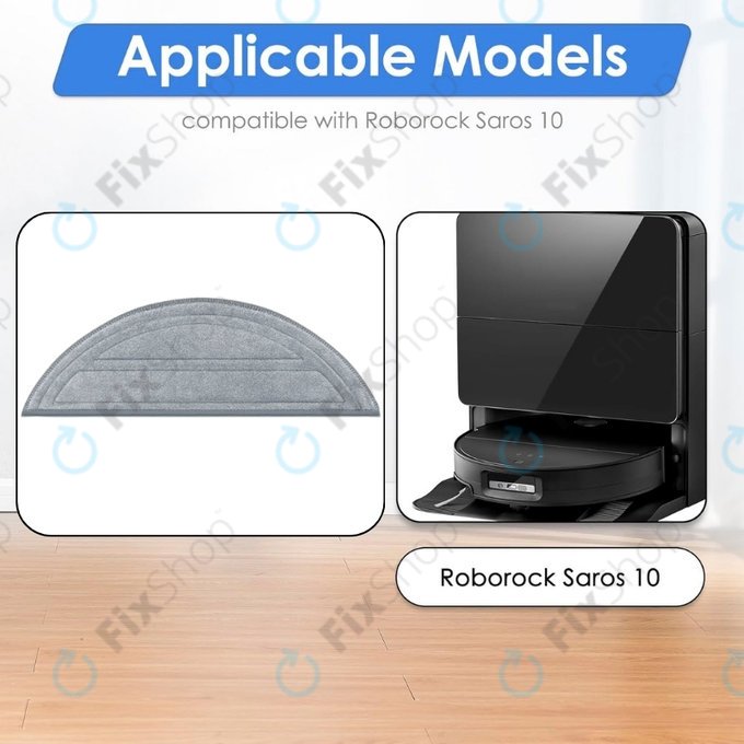 Mop, 2 buc. pentru Xiaomi Roborock Saros 10