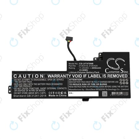 Baterie pentru Lenovo Thinkpad A285, T470, T480, 2050mAh, Li-Pol, 11.25V, 01AV419, HQ