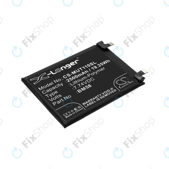 Xiaomi 11T Pro - Baterie BM58 2500mAh HQ