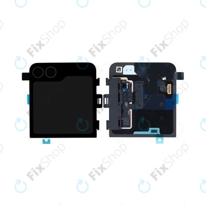 Samsung Galaxy Z Flip 6 F741B - Ecran LCD + Sticlă Tactilă + Ramă (Extern) (Crafted Black) - GH97-30012E Genuine Service Pack