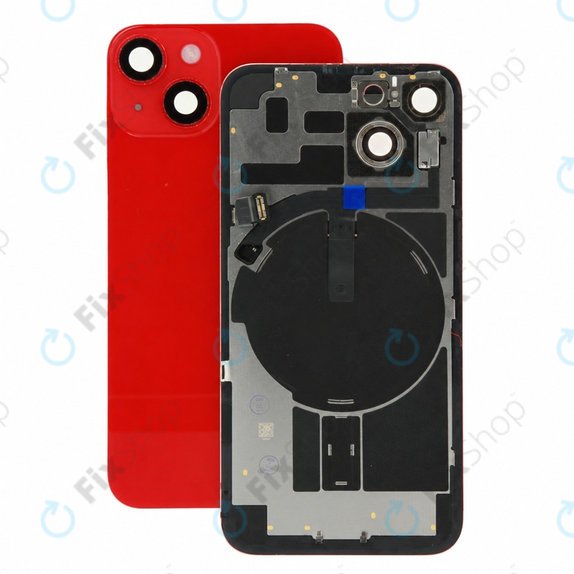Sticlă carcasă spate pentru iPhone 14, (PRODUCT)RED, Pulled A
