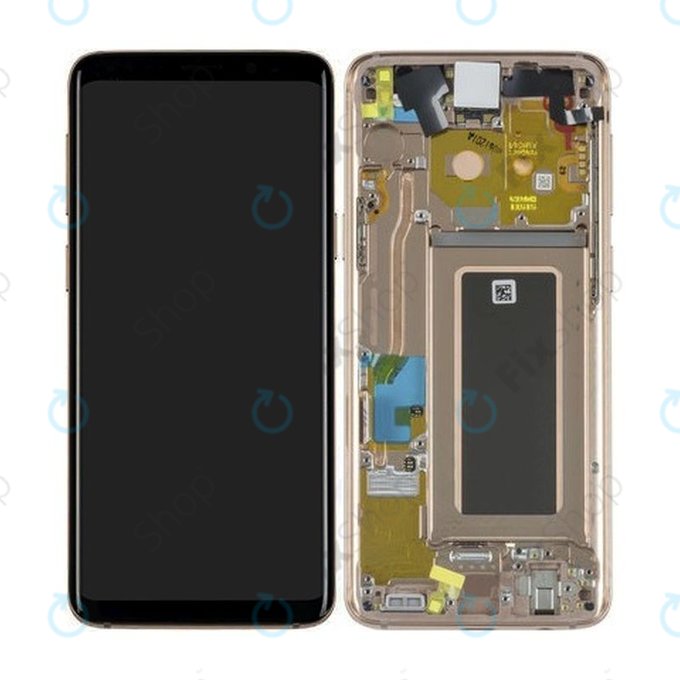 Samsung Galaxy S9 G960F - Ecran LCD + Sticlă Tactilă + Ramă (Sunrise Gold) - GH97-21696E, GH97-21697E Genuine Service Pack