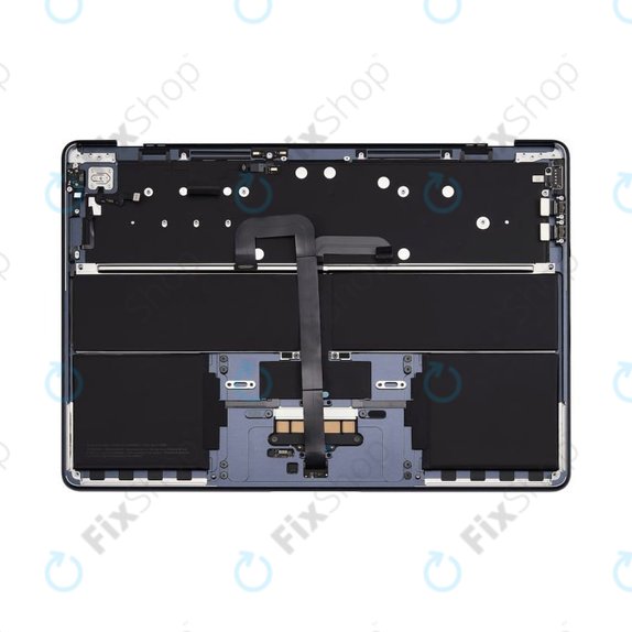 Ramă superioară tastatură pentru MacBook Air 13", A3113 (2024), cu tastatură US și baterie, Midnight, 661-40230, Genuine Apple
