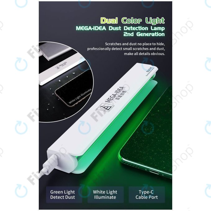 QianLi iSee Mini - Lampă compactă de detectare a prafului